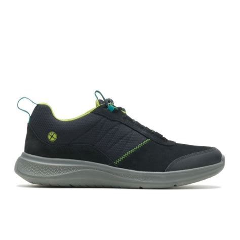 Hush Puppies Elevate Hiker Sneaker Nubuck Black in Men | ZULU Fashion