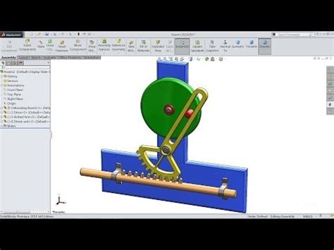 Image result for Solidworks Tutorial Reciprocating Motion