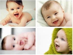 Set of 4 Cute Baby Combo Posters | Smiling Baby Poster | Poster for ...