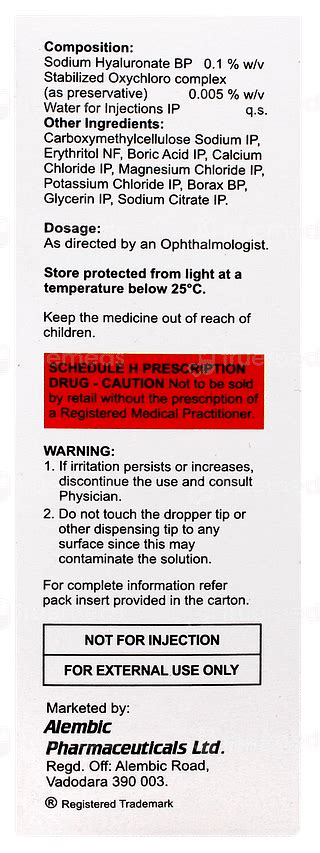 Resync 0.1% Eye Drop 10 ML | Order Resync 0.1 % Eye Drop 10 ML Online ...