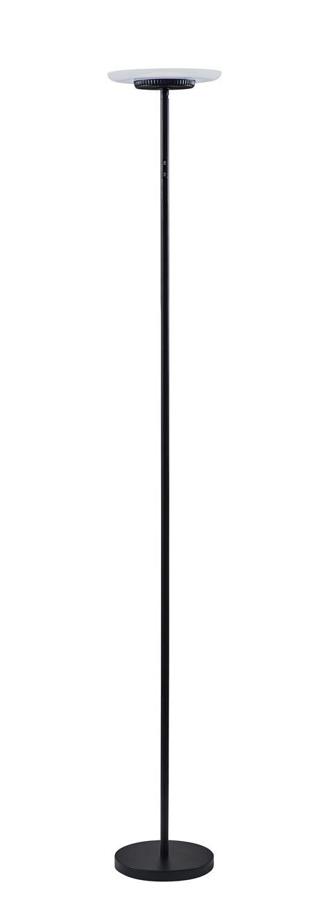 Simplee Adesso Brand RGB Black Floor Lamp, 6 Different Automatic Color ...