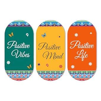 Artvibes Positive Quotes Printed Wooden Wall Hanger for Home | Office ...