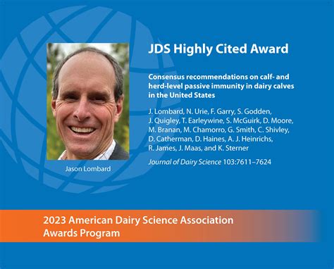 American Dairy Science Association > About ADSA > Awards > 2023 > Award ...