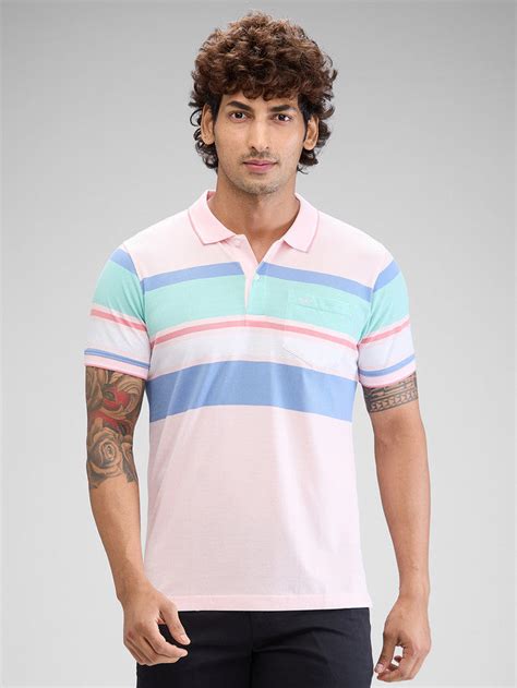 Colorplus Red Stripe Tailored Fit Cotton T-Shirt – MyRaymond
