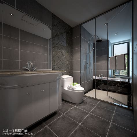 卫生间的淋浴房 – 设计本装修效果图