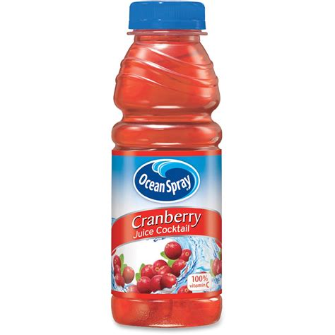 Ocean Spray Cranberry Juice Drink Cocktail, 15.2 oz Bottle - Walmart.com