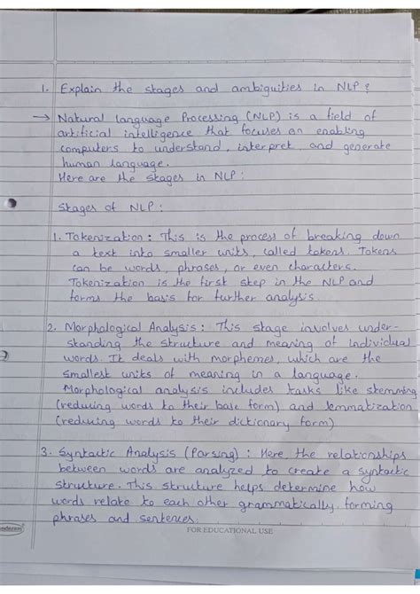 WSD Techniques: Yarowsky & Lesk Algorithms Explained - Studocu