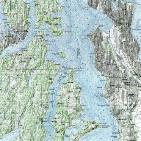 My map of Puget Sound : r/BainbridgeIsland