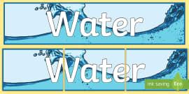 Water Fact Cards (teacher made)