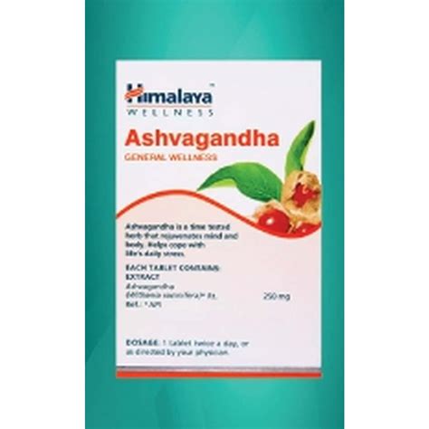 Buy HIMALAYA WELLNESS PURE HERBS ASHVAGANDHA TABLET PACK OF 2 Online ...