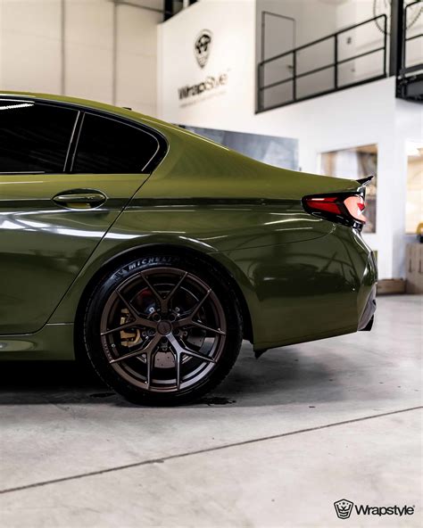 BMW M5 - Urban Green Wrap | WrapStyle