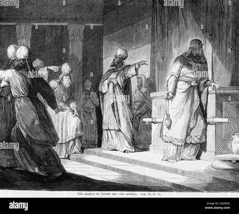 Uzziah burning incense in the temple and becoming a leper, wrath ...