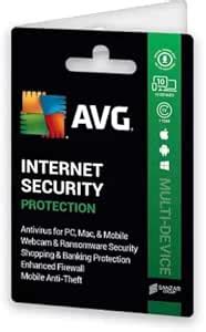 AVG Internet Security Multi-Device (PC, Mac & Android) (10 Devices | 1 ...