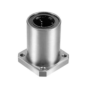 ASR 1PC Linear Ball Bearings, LMK25UU 25mm Square Flange Linear Motion ...