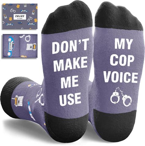Amazon.com: Zmart Police Officer Gifts Men - Cops Retirement Gifts for ...