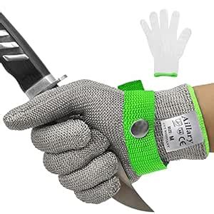 Aillary Level 9 Cut Resistant Kitchen Glove,Food Grade,Machine Washable ...
