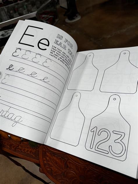 Branding Cursive Handwriting Workbook - Frost Ranch Wear