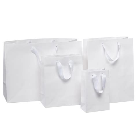 Imperial White Paper Bags - Les Emballages 1.2.3.