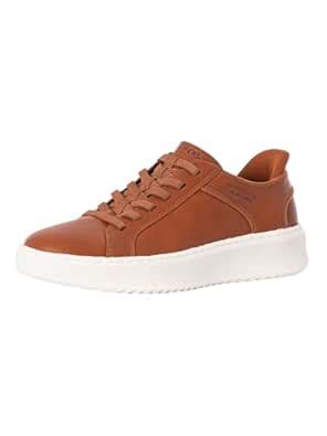 Buy Skechers Mens Court Break - Double Vented Brown Slip-ins Sneaker,UK ...