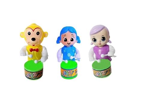 Buy PRV Fashion Key-Operated Cute Drummer Toy for Toddler Kids Birthday ...