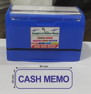 Trodat Cash Memo Rubber Stamp Pre-ink Price in India - Buy Trodat Cash ...