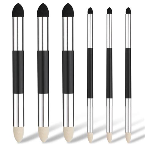 6pcs Artist Blending Sponge Pen, 2 Sizes Double-Headed Pastel Blending ...