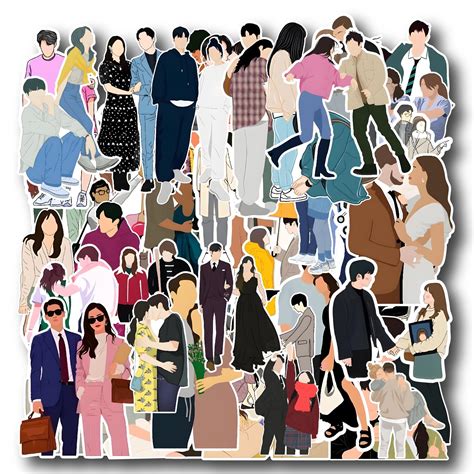 Couples Stickers for Journal Diary DIY Daily Scrapbook Stickers for ...