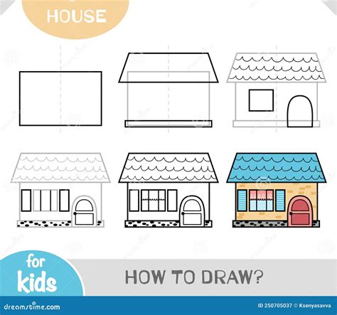 Image result for Step by Step Drawing Houses