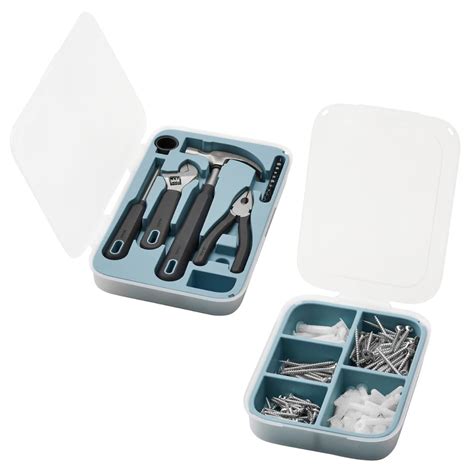 IKEA TRIXIG Complete Home Tool Kit - 15-Piece Tool Set & 175-Piece ...