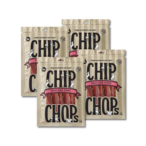 Chip Chops Roast Duck Slice Dog Treat, Optimum Health Formula, Highly ...