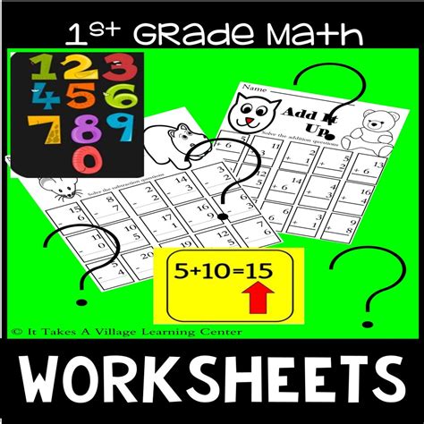 Image result for 1st Grade Math Worksheets Free Printable PDF