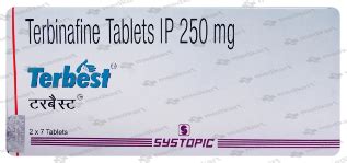 TERBEST 250MG TABLET 7'S : View Price, Combination and Alternatives ...
