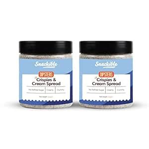Snackible Dipsters Cookies and Cream Spread (Pack of 2) - 2x250gm ...