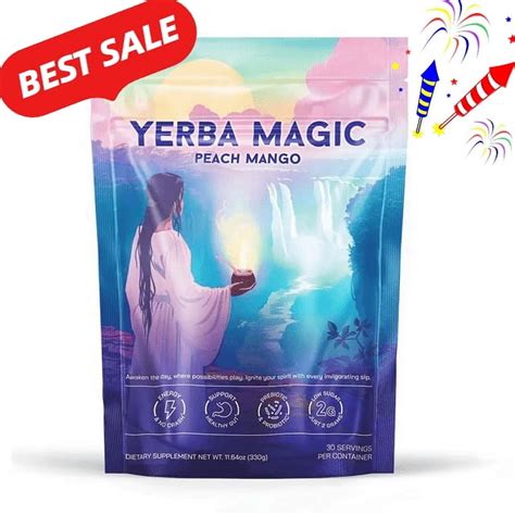 Yerba mate tea Powder, 3-in-1 Super Drink, Yerba Magic Peach Mango 30 Servings - Walmart.com
