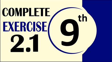 Science 9th Class Math Exercise 2.1 的图像结果