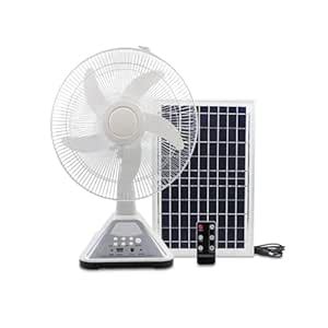 Drumstone (𝐒𝐩𝐞𝐜𝐢𝐚𝐥 𝟏𝟎 𝐘𝐞𝐚𝐫𝐬 𝐖𝐚𝐫𝐫𝐚𝐧𝐭𝐲 Solar-Powered Rechargeable Fan – 3 ...