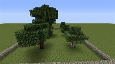 ExecBuild Tree schematics Minecraft Map