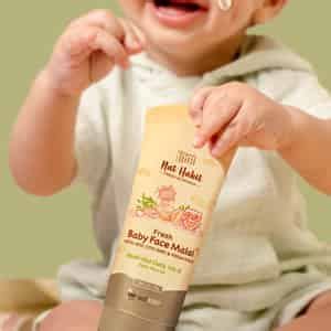 Buy NAT HABIT BABY FACE MALAI - FACE CREAM | MULTI-NUT OATS & VIT-E ...
