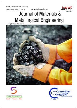 Buy Journal of Materials & Metallurgical Engineering Book Online at Low ...