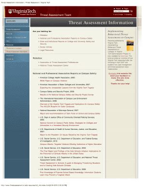 Fillable Online occonline occ cccd Threat Assessment Information Threat ...
