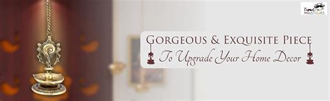 Buy Two Moustaches Brass Shankh Design Hanging Diya (Yellow_4 Inch X 4 ...