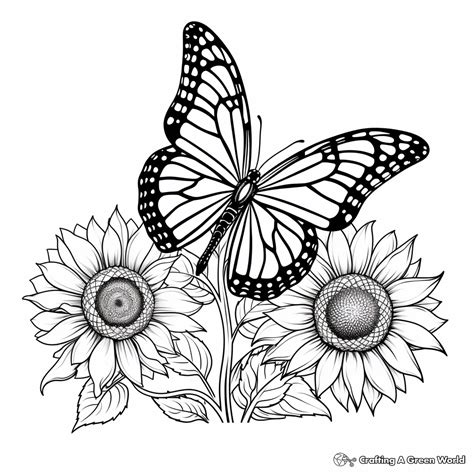 Monarch Butterfly Coloring Pages - Free & Printable!