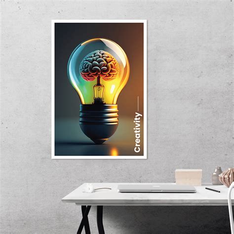 Illuminate Creativity: Motivational Poster