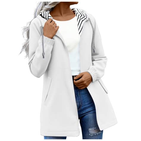 Plus Size Raincoat Women Waterproof Long Hooded Trench Coats Lined ...