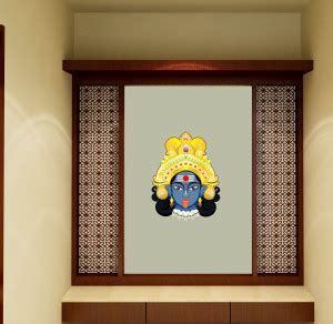 Sticker Hub 76 cm Animated Goddess Maa Kali wall sticker for navratra ...
