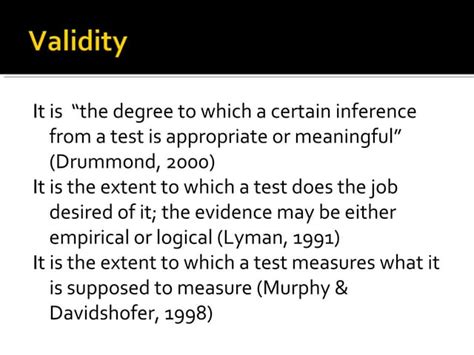 Image result for Define Validity