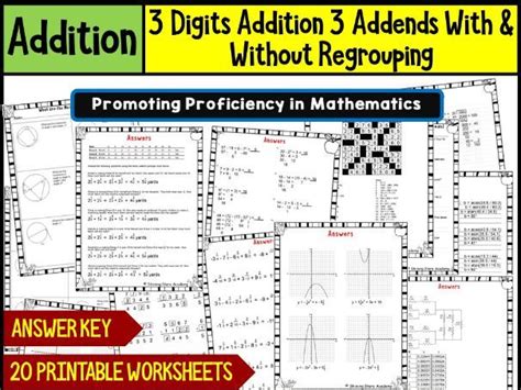 Image result for 3 Addends Addition Horizonta