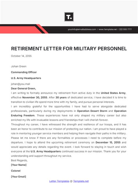 Retirement Letter Template Word - prntbl.concejomunicipaldechinu.gov.co