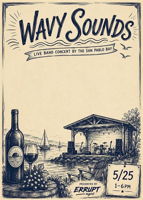 Wavy Sounds Concert(Memorial Day), Four Fools Winery, Rodeo, 25 May ...