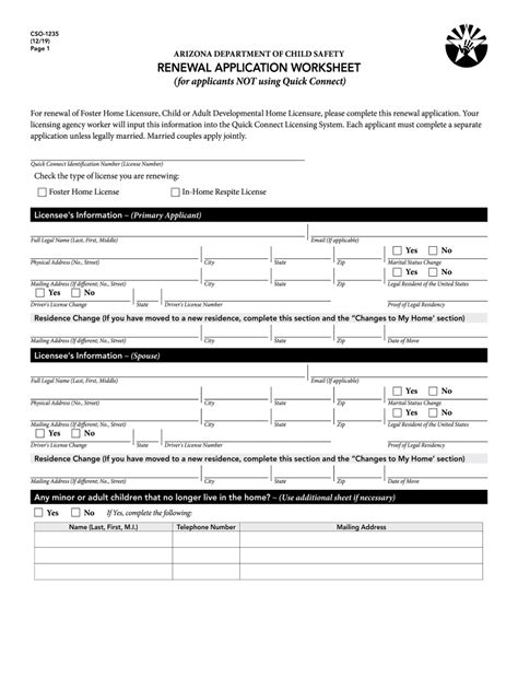 Fillable Online RENEWAL APPLICATION WORKSHEET Fax Email Print - pdfFiller
